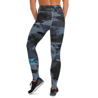 Thumbnail for FYC - Women's All Day Comfort Yoga Coast Camo Full Length Leggings - 1 CAMO COLOR -