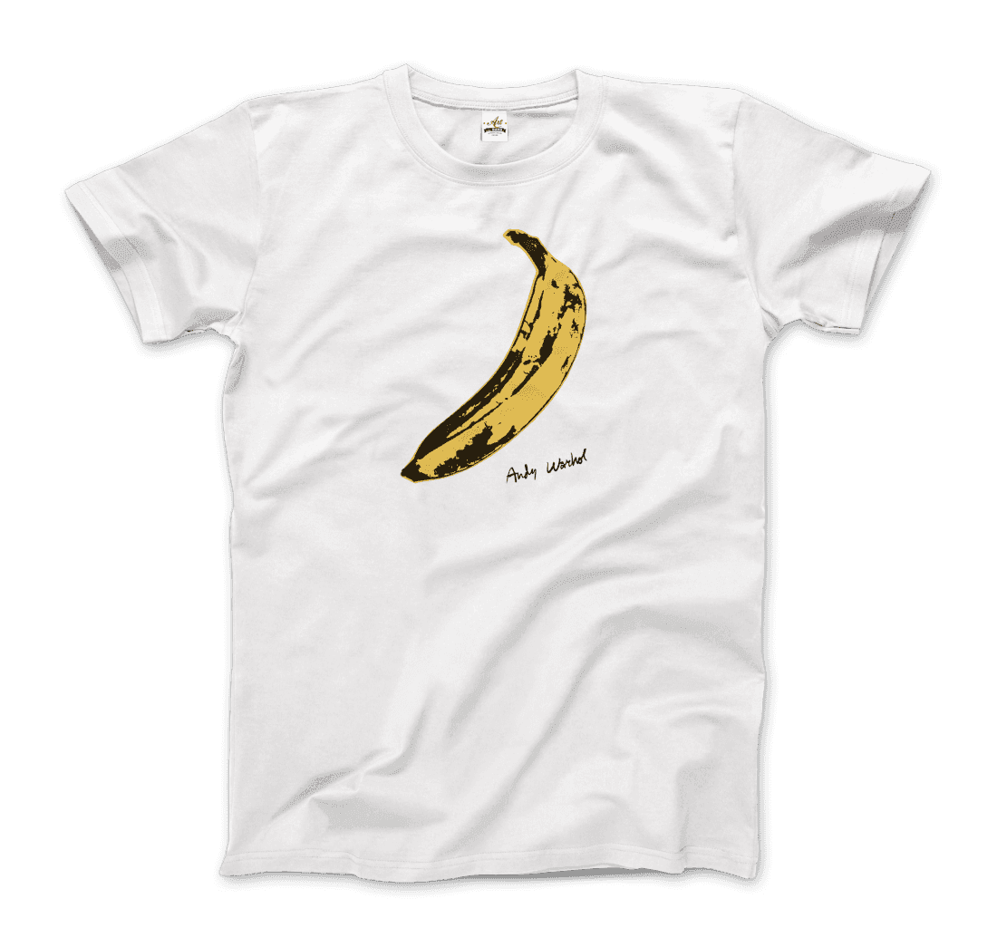 Andy Warhol's Banana, 1967 Pop Art T-Shirt - 5 COLORS -