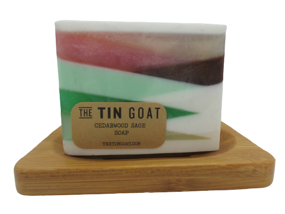 Tin Goat - Cedarwood and Sage Soap -