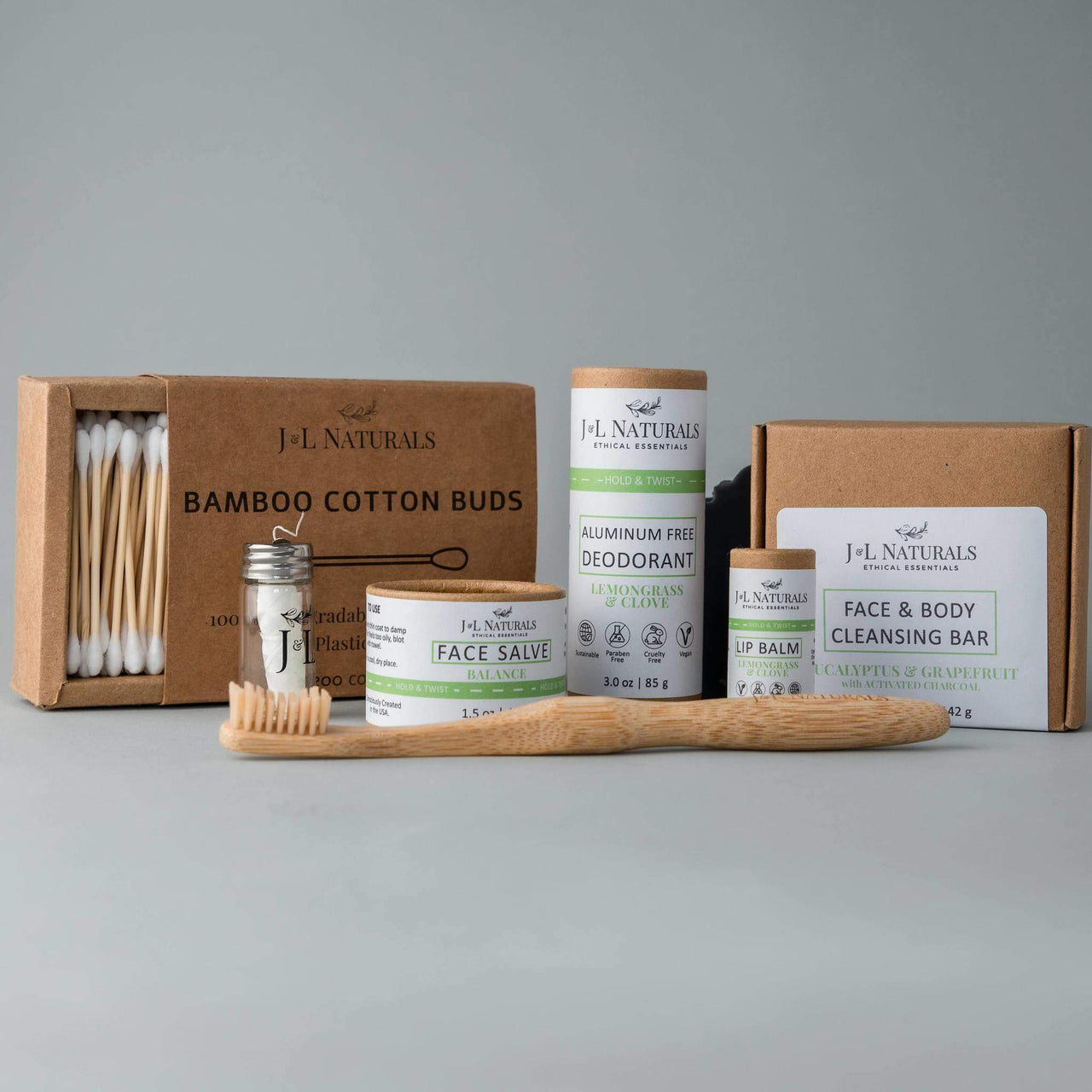 J & L Naturals - Simple Self Care Kit ($61+ Value) - 7 PCS. - 5 REGIMENS -