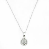 Thumbnail for Christy Jean - Emma Teardrop Pendant in Silver -