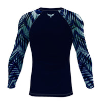 Thumbnail for FYC - Men's Tropical Sleeve Performance Rash Guard UPF 40+ - 1 COLOR -