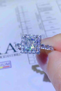 Thumbnail for Adored 1 Carat Moissanite Square Ring