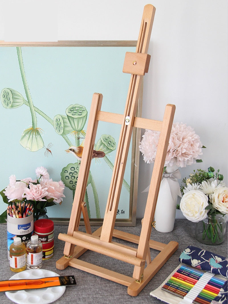 Table Mini Easel Caballete De Pintura Artist Oil Watercolor Painting Easel Stand Painting Accessories Wooden Easel Drawing Table - [27 DAY DELIVERY] - 5 STYLES -