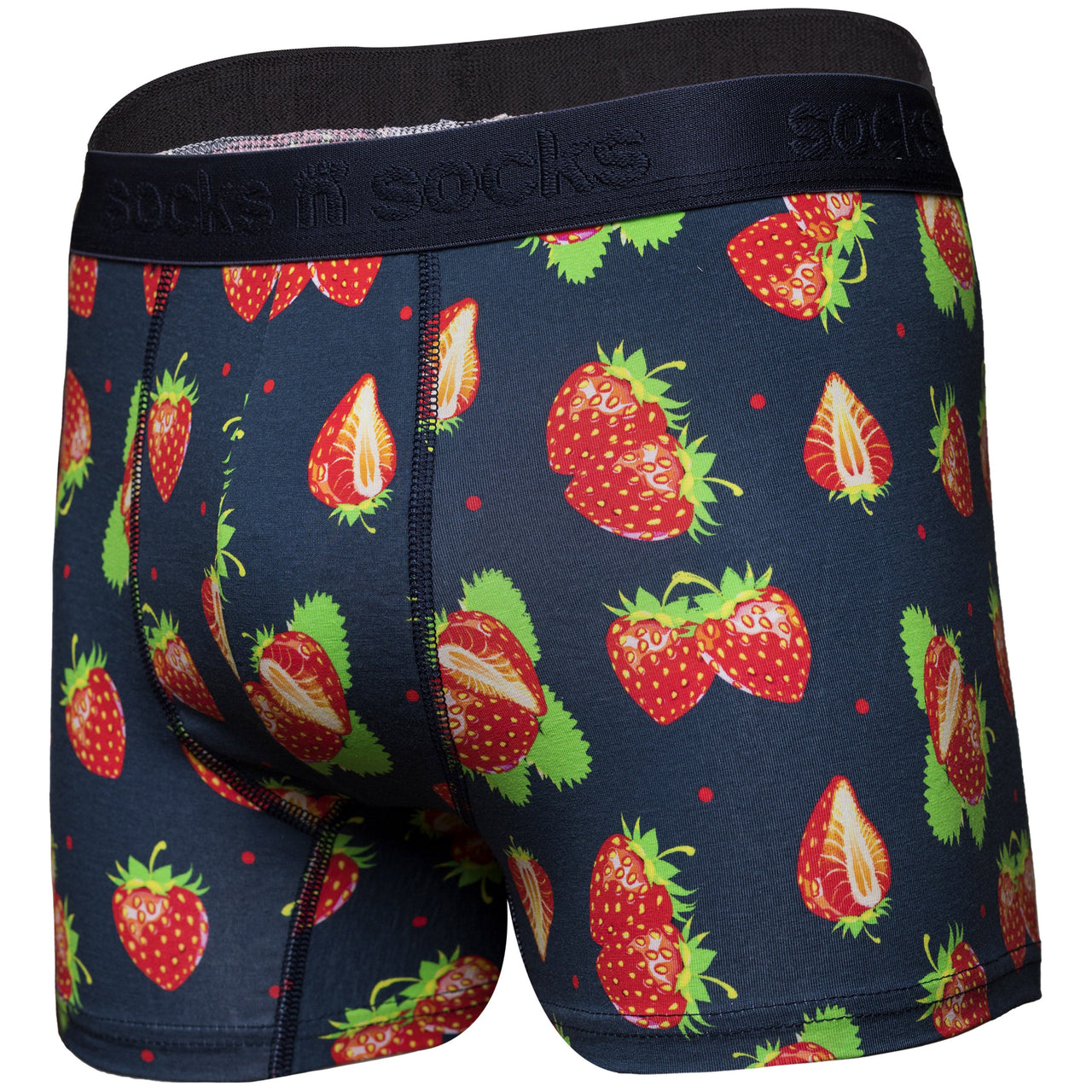 Men's Strawberry Boxer Brief - 1 COLOR -