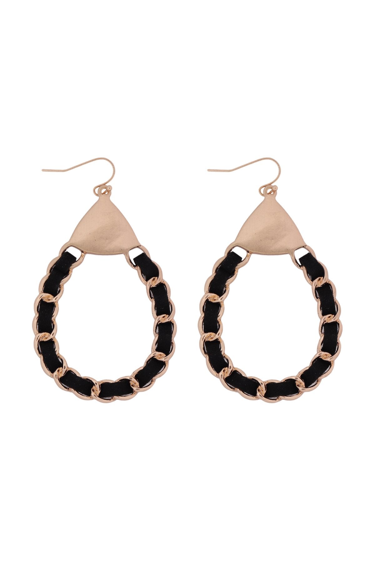 Chanel Link Chain Drop Earrings - 5 COLORS -