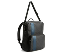 Thumbnail for GUNAS NEW YORK - Jared - Blue Vegan Leather Men's Backpack - 1 COLOR