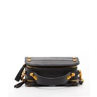 Thumbnail for Black Leather Crossbody Bag -