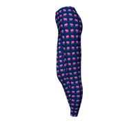 Thumbnail for Summer Ties - Pink Elephant Leggings - 1 COLOR -