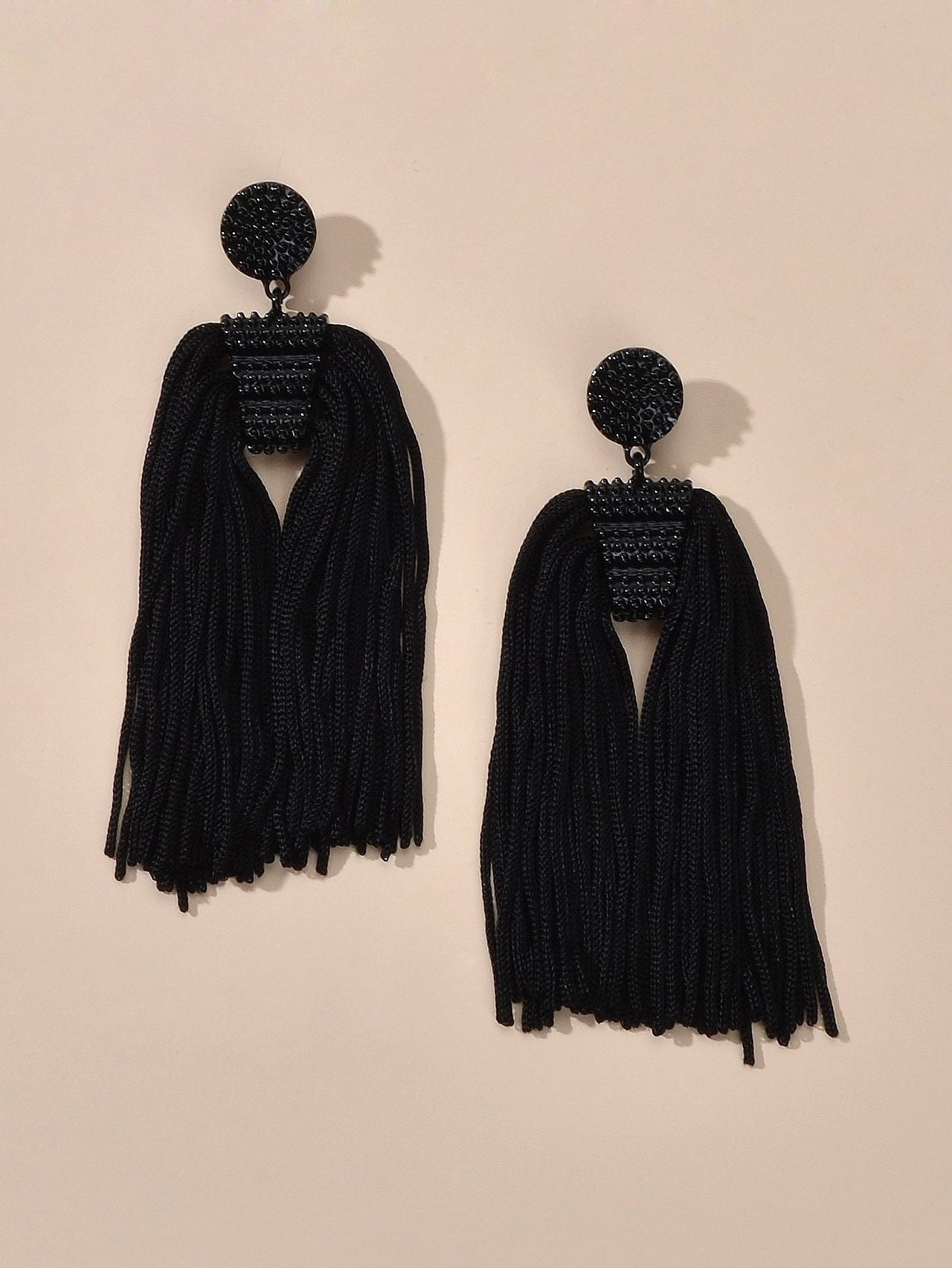 BCNY - Double Trending Tassel Drop Earrings - 1 COLOR -