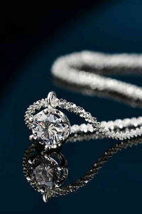 Thumbnail for 1 Carat Moissanite 925 Sterling Silver Necklace