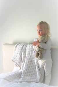 Thumbnail for Flower Child Cotton Muslin Newcastle Blanket -