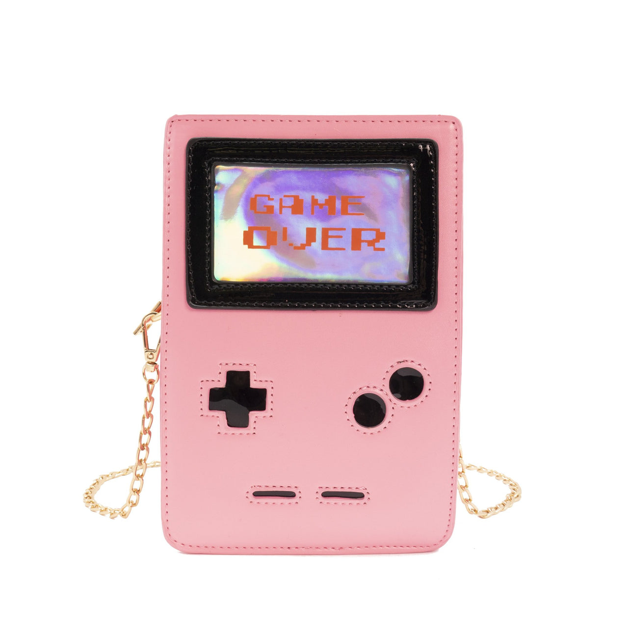 Retro 8-Bit Gamer Handbag Pink -