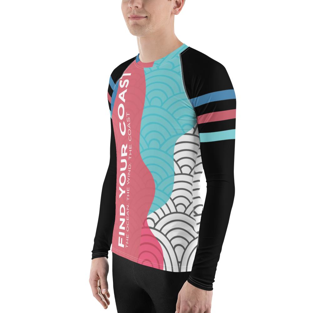 FYC - Men's Dusk to Dawn Performance UPF Long Sleeve Rash Guard - 1 COLOR -