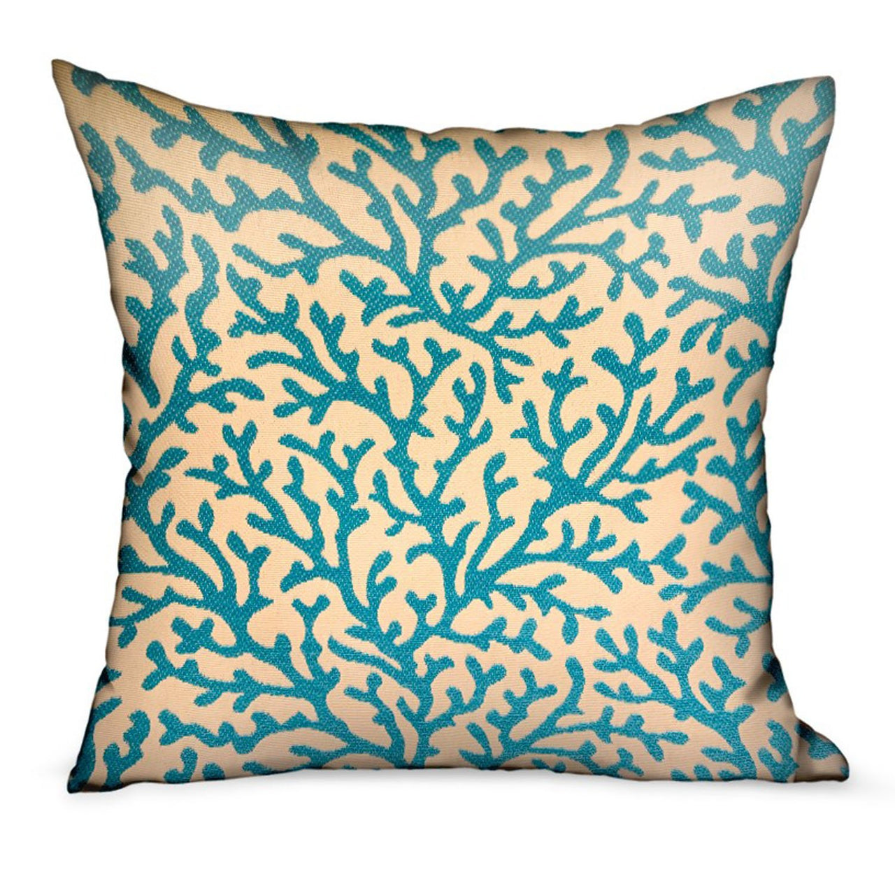 Marlin Vines Blue, Cream Floral Luxury Throw Pillow - 10 SIZES -