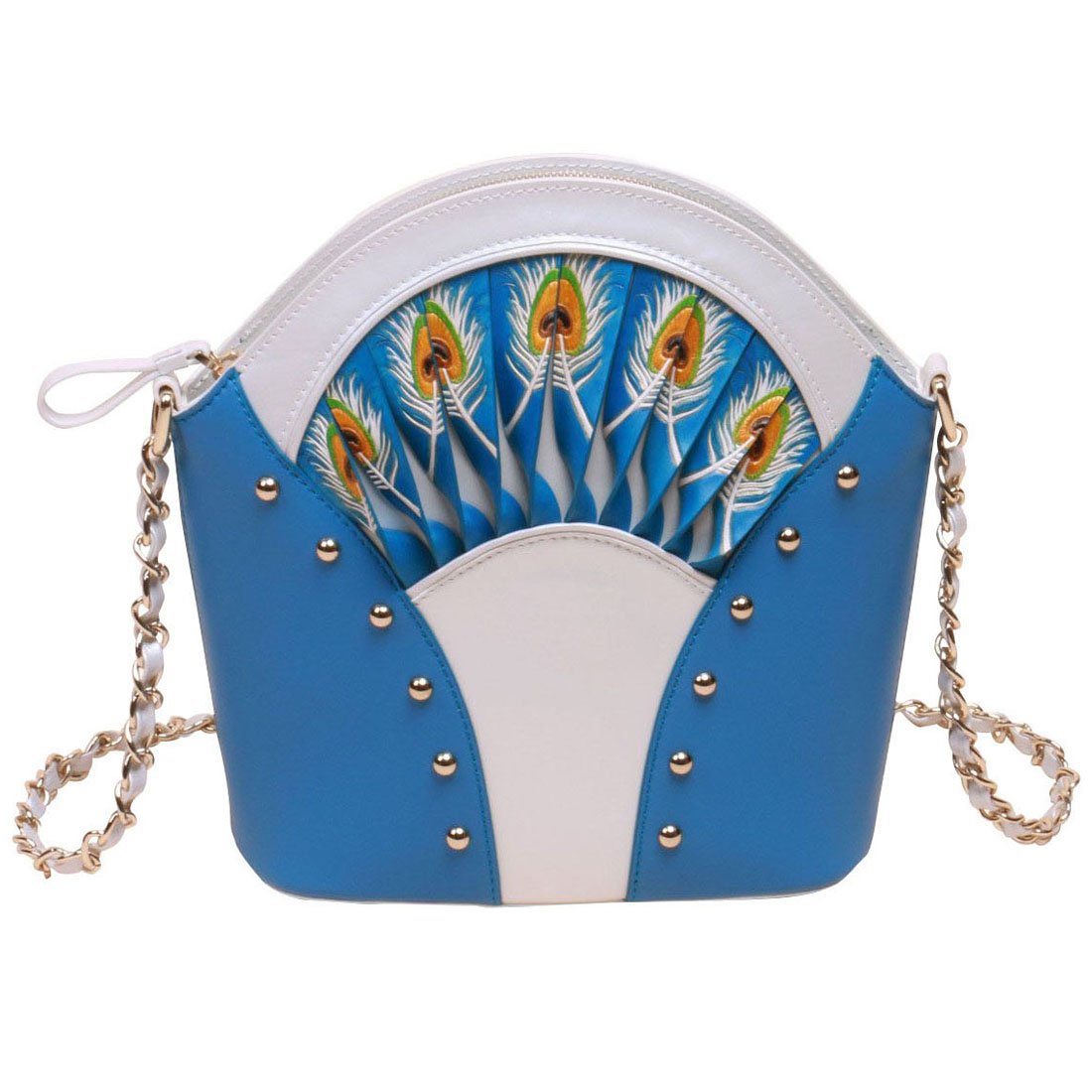 Bellorita - Feather Blue Shoulder Bag - 1 COLOR -