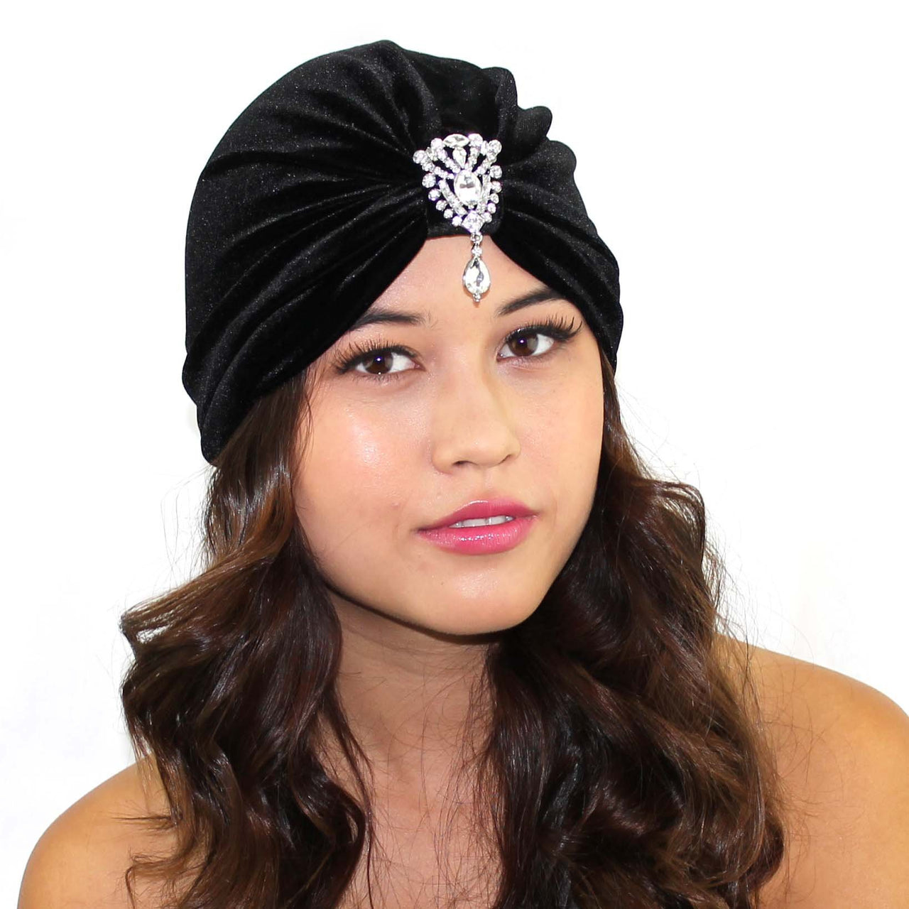 KRISTIN PERRY - Flapper Pendant Turban - 2 COLORS -