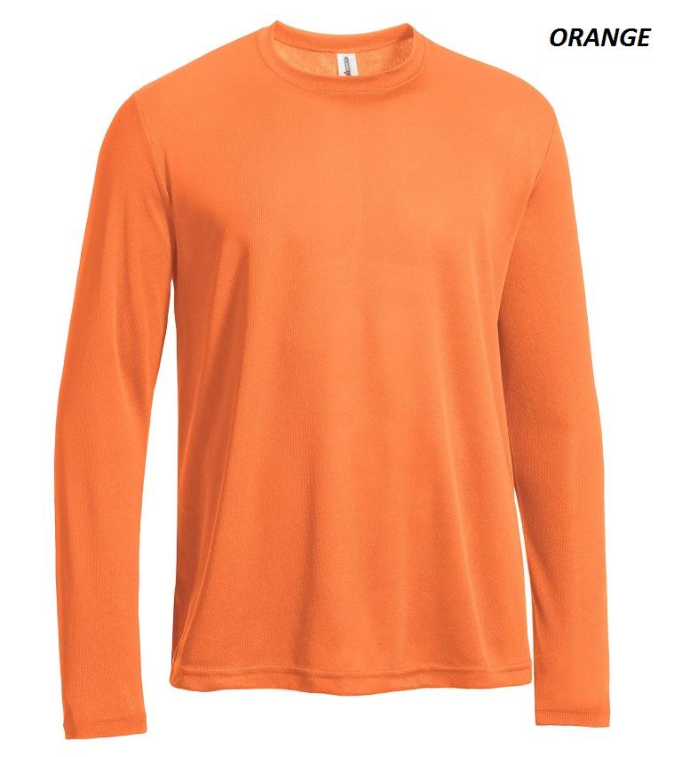 Men's Long Sleeve Tec Tee  - 4 COLORS