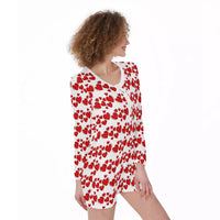 Thumbnail for Dancing Hearts One-Piece Women's Pajamas -