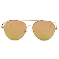 Thumbnail for Erie | S2006 - Modern Teardrop Aviator Flat Mirrored Flat Lens Sunglasses - 4 COLORS -