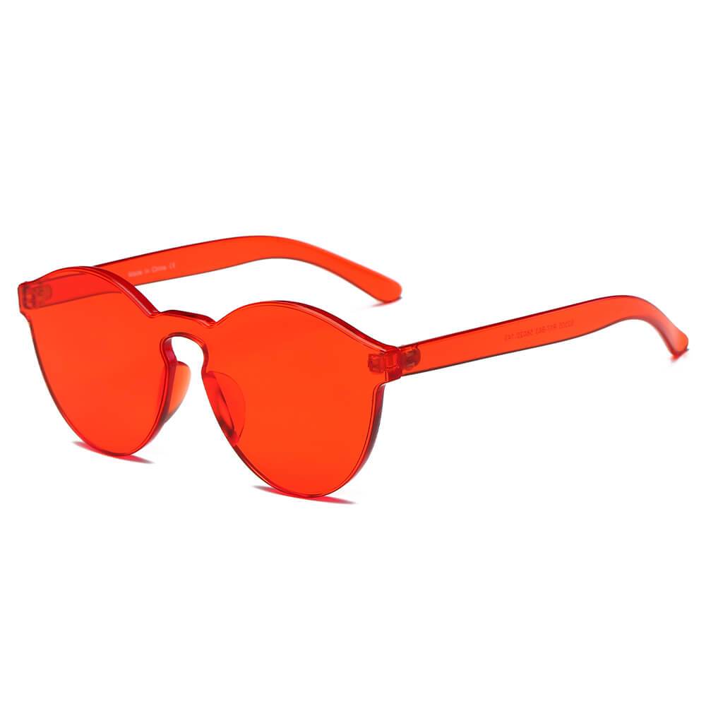 Fargo | S2005 - Hipster Translucent Unisex Monochromatic Candy Colorful Lenses Sunglasses - 9 COLORS -