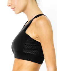 Thumbnail for Savoy - Ashton Sports Bra - Black - 1 COLOR -