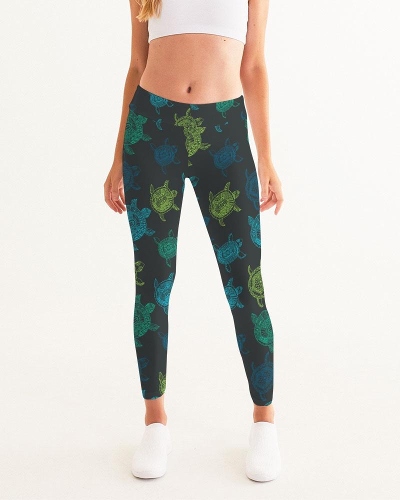 FYC - Women's Active Comfort Sea Turtle Sport Yoga Pant - 1 COLOR -