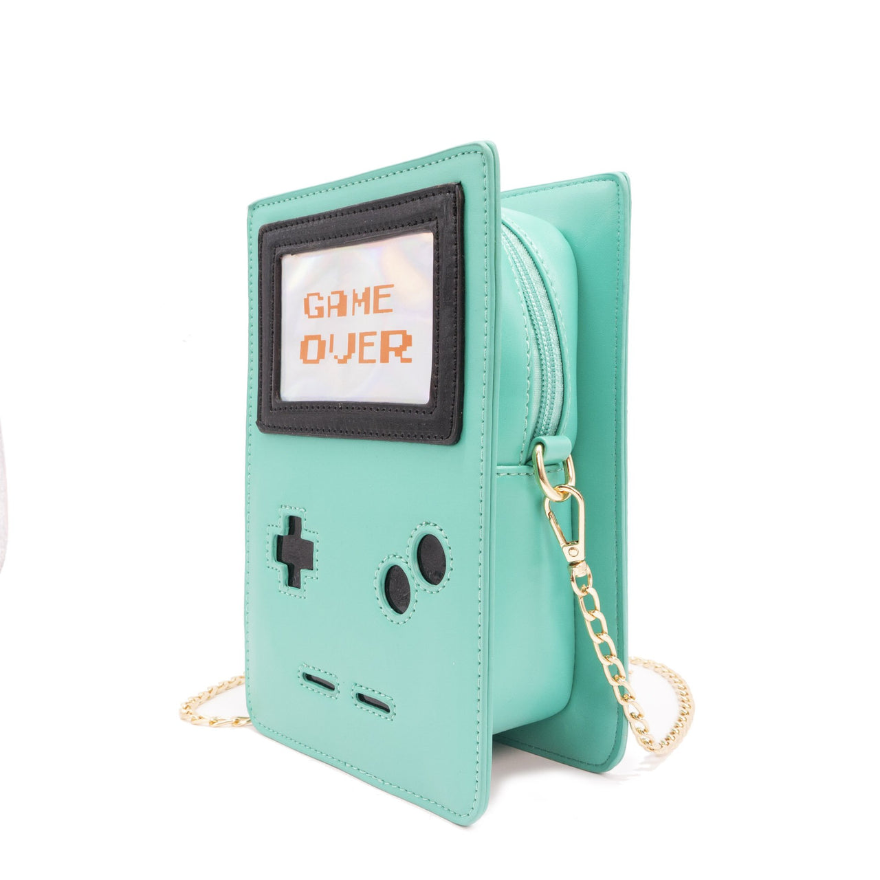 Retro 8-Bit Gamer Handbag Green -