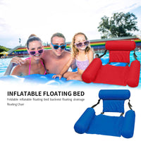 Thumbnail for Summer Inflatable Water Hammock / Chair / Lounger - Air Mattresses - Bed Beach Water Sports Lounger Chair - [5-9 DAY DELIVERY] - PVC - 6 COLORS -