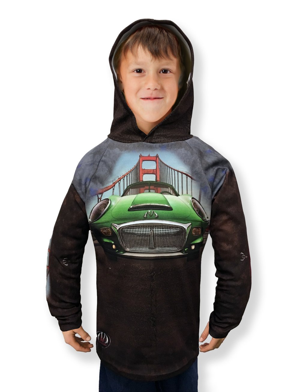 Mouthman - GOLDEN GATE - Hoodie Chomp Shirt - YOUTH SIZES ONLY - 6 SIZES -