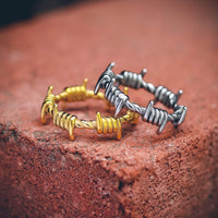 Thumbnail for Mister - Barb Wire Ring - 5 SIZES - 2 COLORS -