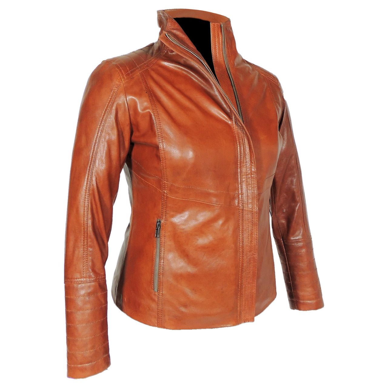 Fadcloset - Arra Womens Leather Jacket - 5 COLORS -