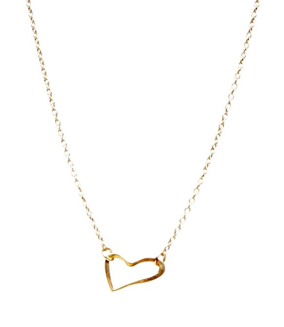 Alicia Marilyn - Heart Necklace - Gold Vermeil -