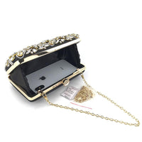 Thumbnail for Sharon Tatem - Clutch Handbag Luxury Diamond Rhinestone Clutch Bags - Exquisite Clutches Pearls Beaded Chain Handbags Wedding Purse - 3 (1) SIDE COLORS -