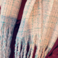 Thumbnail for Ellison & Young - Coco Tweed Fringed Scarf - 4 COLORS -