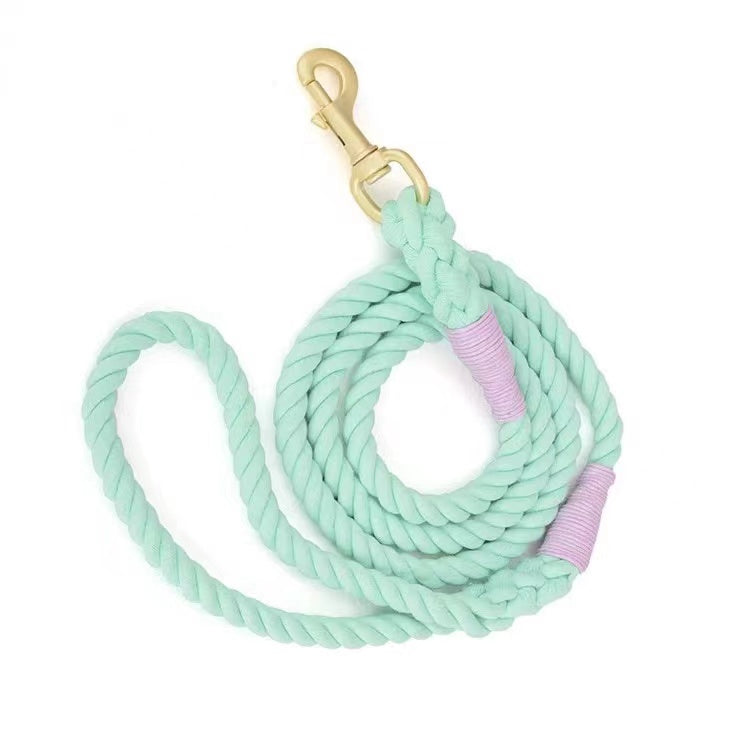 Dog Rope Leash - Mint Green -