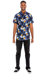 Thumbnail for WEIV - Digital Print Hawaiian Short Sleeve Shirt -