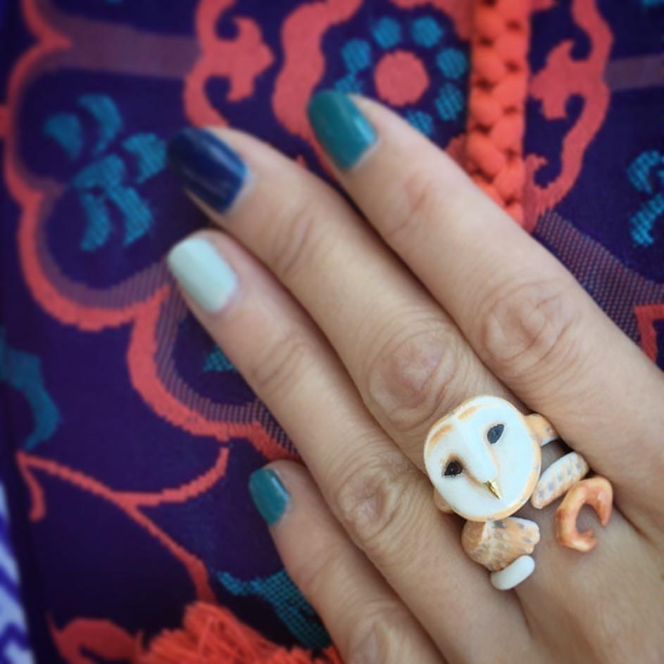 Mary Lou Store - ADJUSTABLE Owl Ring - 3 PCS. -