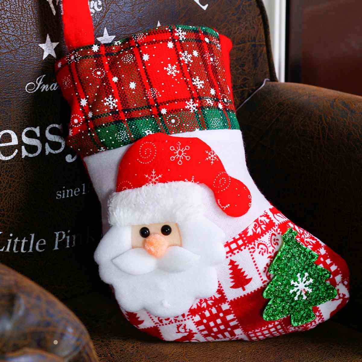 Christmas Stockings - 9.8" - [5-10 DAY DELIVERY] - T - 4 TYPES/STYLES -