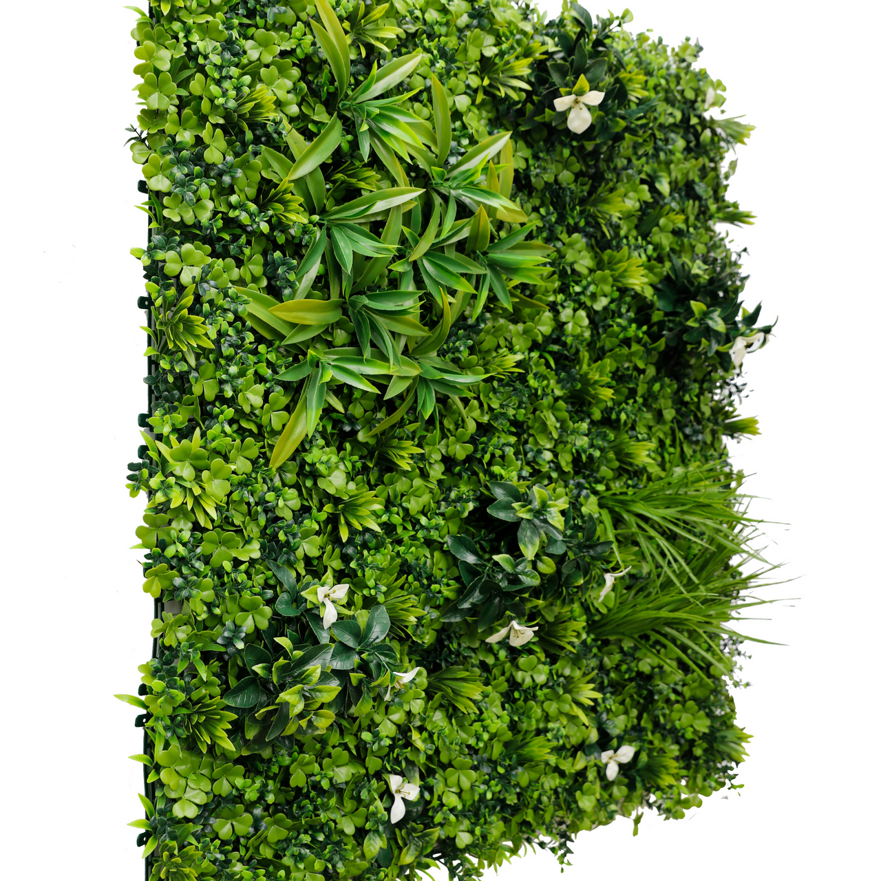 SAMPLE Panel of White Oasis Artificial Vertical Garden (Small Sample) UV Resistant -