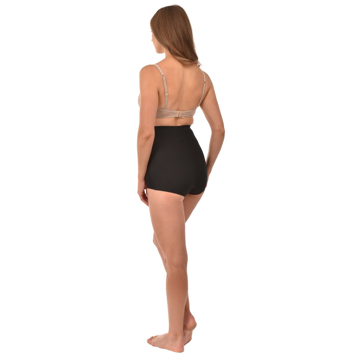 High Waist Full Brief Shaper - Black -