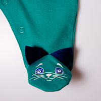 Thumbnail for Little Ashkim - Kitten Footie - 2 COLORS -