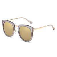 Thumbnail for Ferndale | CA12 - Mirrored Polarized Lens Oversize Cat Eye Sunglasses - 6 COLORS -