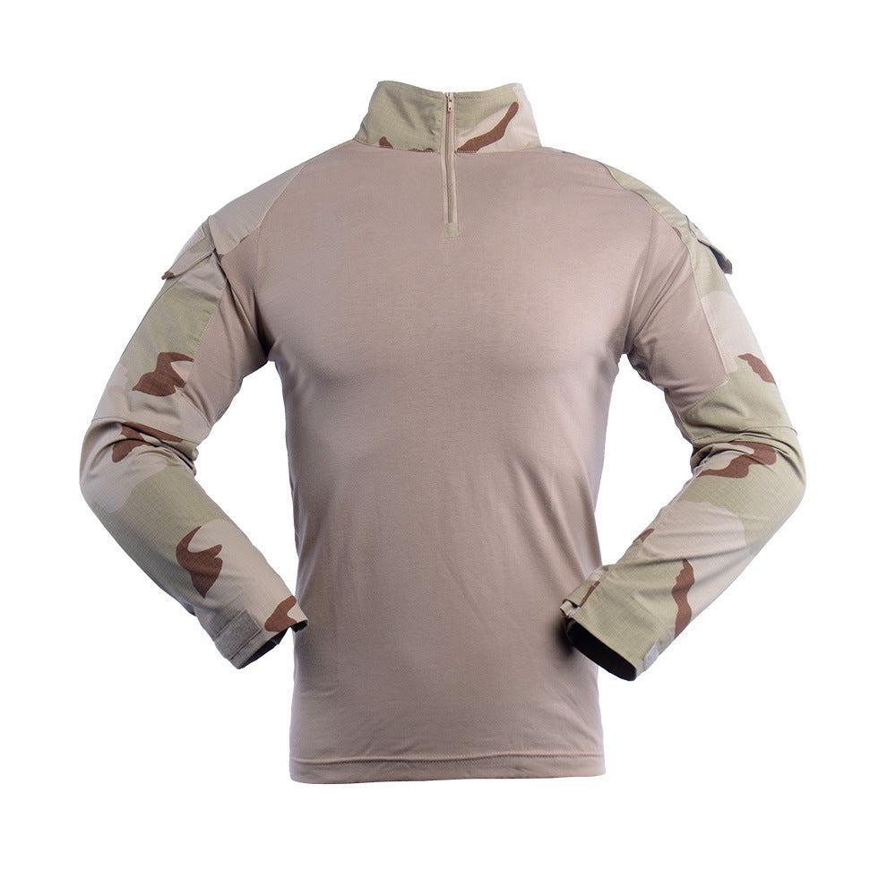 Men Outdoor Tactical LS T-Shirts - Sports Casual Shirts - Activewear - [10-15 DAY DELIVERY] - 12 CAMOS/COLORS -