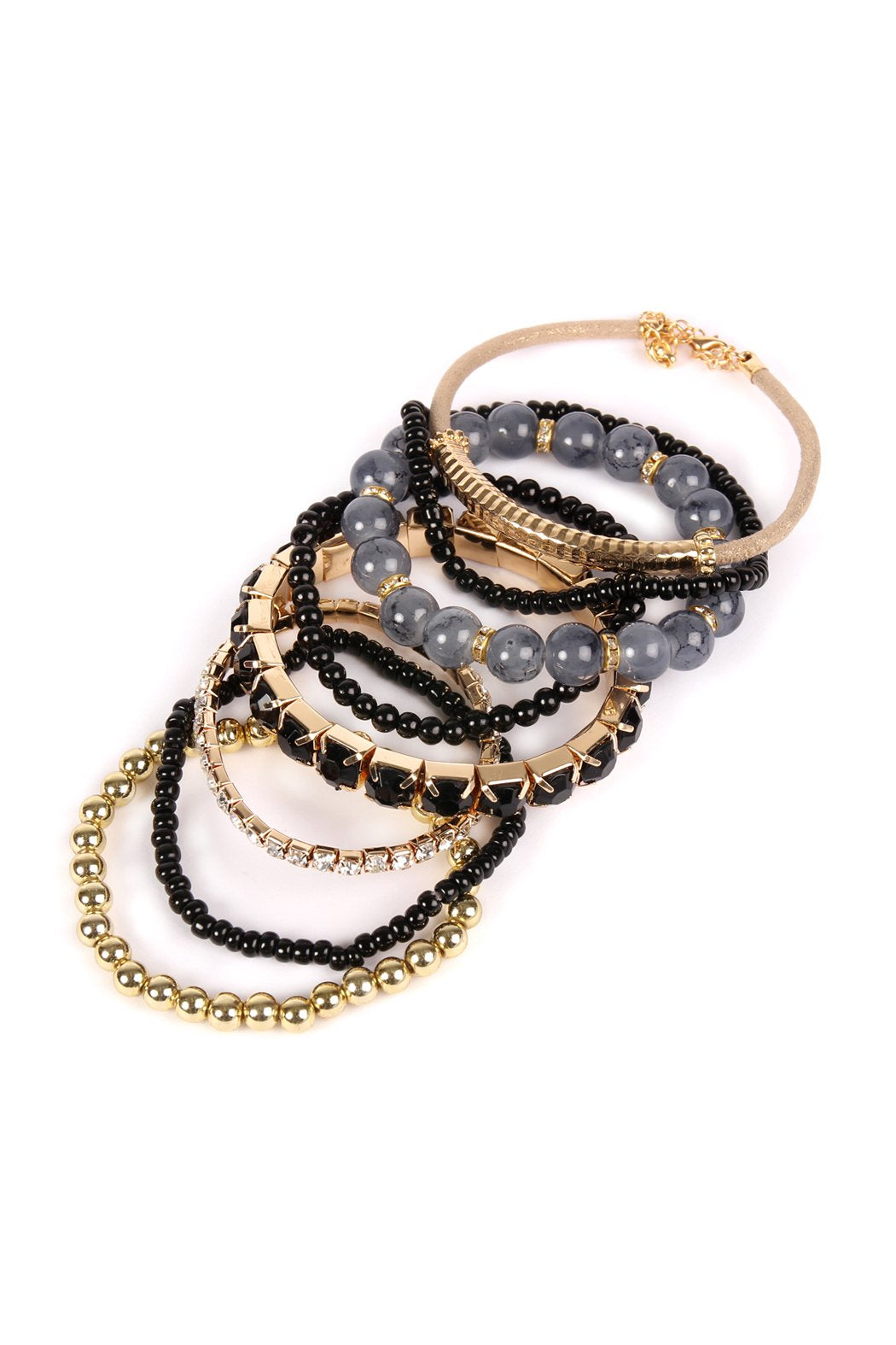 Multicolor Beaded Stretch Bracelet  - 26 COLORS