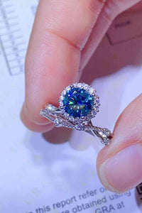 Thumbnail for 1 Carat Moissanite 925 Sterling Silver Ring