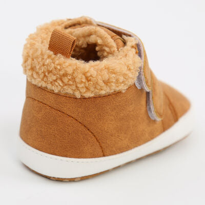 Fuzzy Velcro Kid Sneakers - T - 4 COLORS -