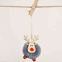 Thumbnail for 4-Piece Reindeer Hanging Ornaments - [5-10 DAY DELIVERY] - T - 4 PCS. -