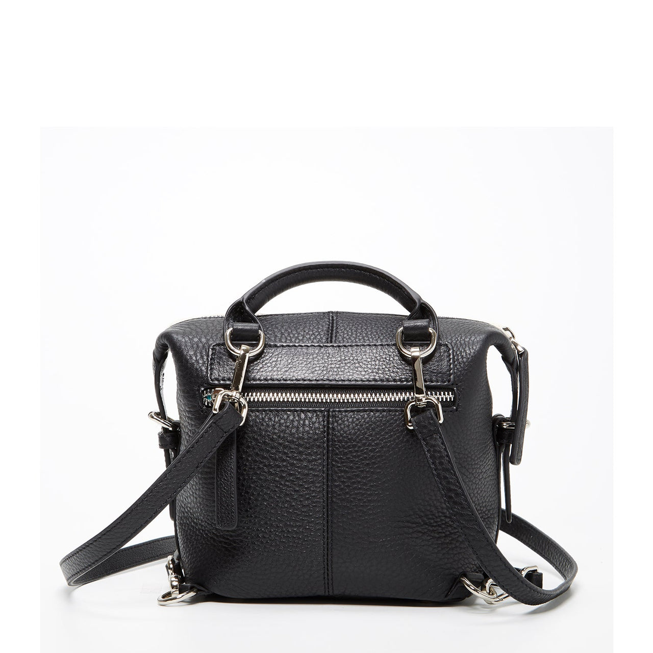 Ashley Small Leather Backpack Purse -