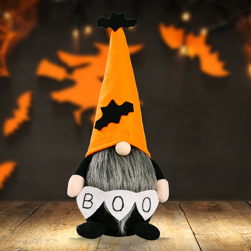 BOO Pointed Hat Gnome - [5-10 DAY DELIVERY] - 11.8" - T - 2 TYPES -